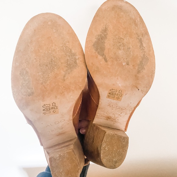 Leather Clog Heels - Picture 4 of 4